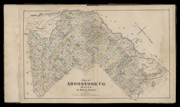 Map of Aroostook Co. Maine