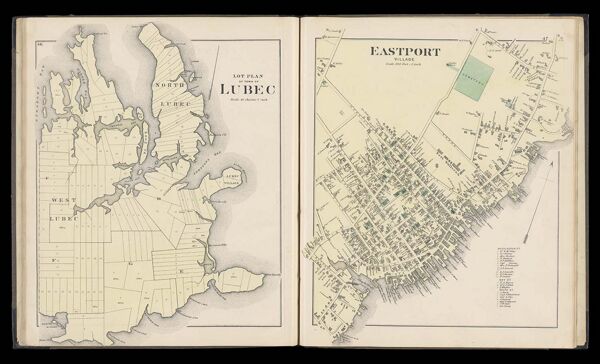 [Lot plan of town of Lubec, Eastport Village]