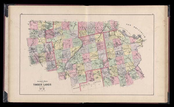Stuart's Maps of the Timber Lands of Maine No. 3