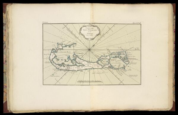 Cartes des Isles Bermudes ou de Sommer Tiré de l'Anlois