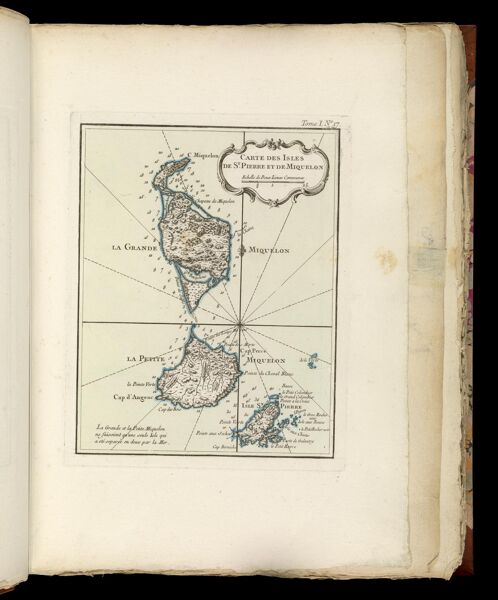 Carte des Isles de St. Pierre et de Miquelon