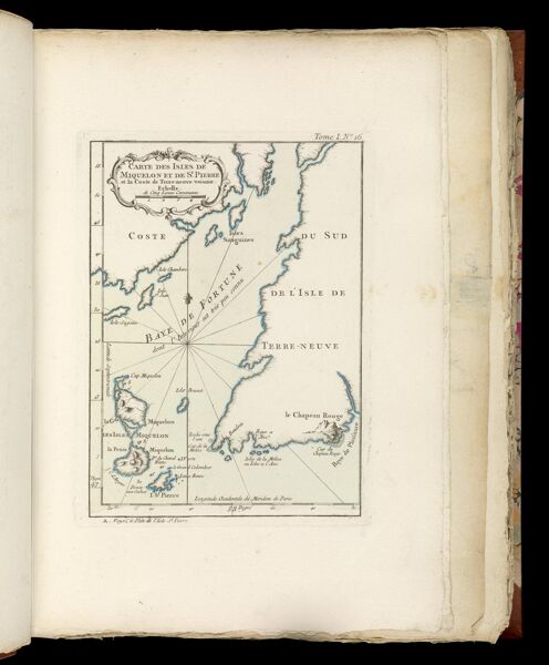 Carte des Isles de Miquelon et de St. Pierre et la Coste de Terre-neuve voisme