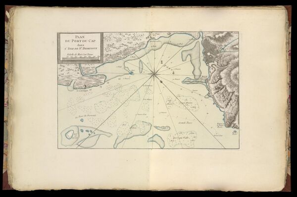 Plan du Port du Cap dans l'Isle de St. Domingue