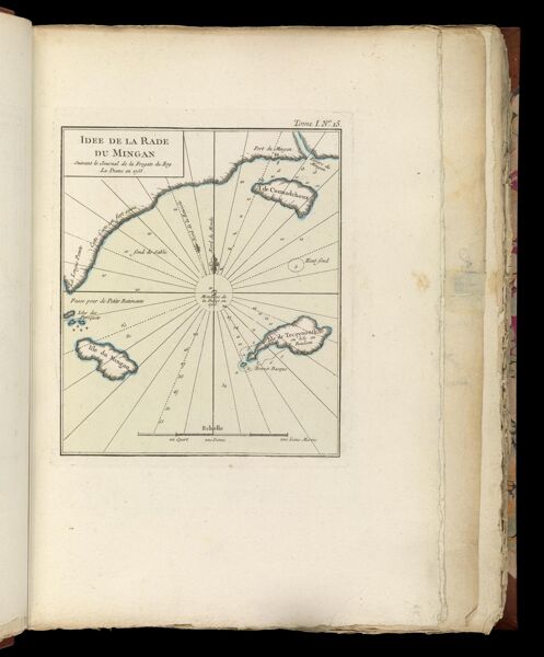 Idee de la Rade du Migan Suivant le Journal de la Fregate du Roy la Diane en 1755