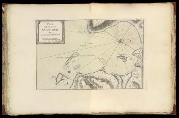 Plan de la Baye Saint Louis dans l'Isle de St. Domingue