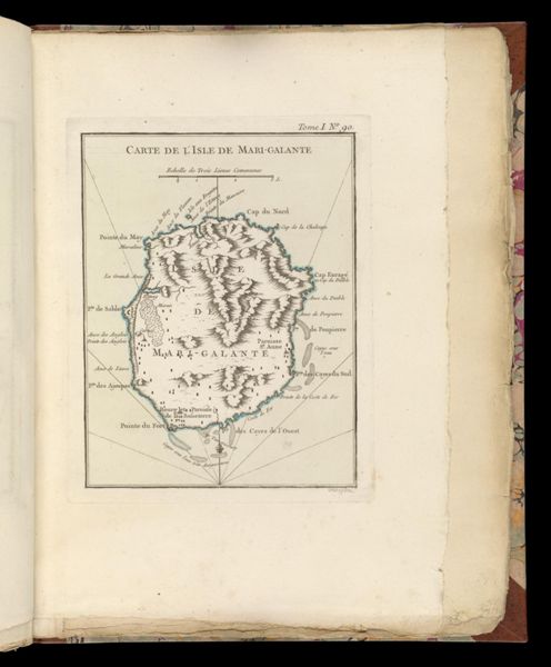 Catre de l'Isle de Mari-Galante