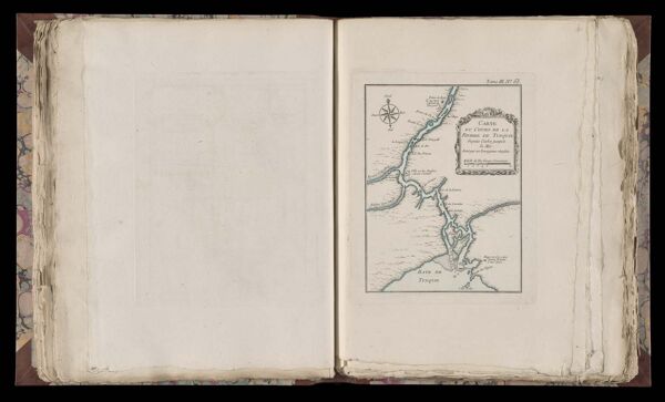 Map of the Tunquin River Course. from Cacho to the Sea Raised by an English Navigator