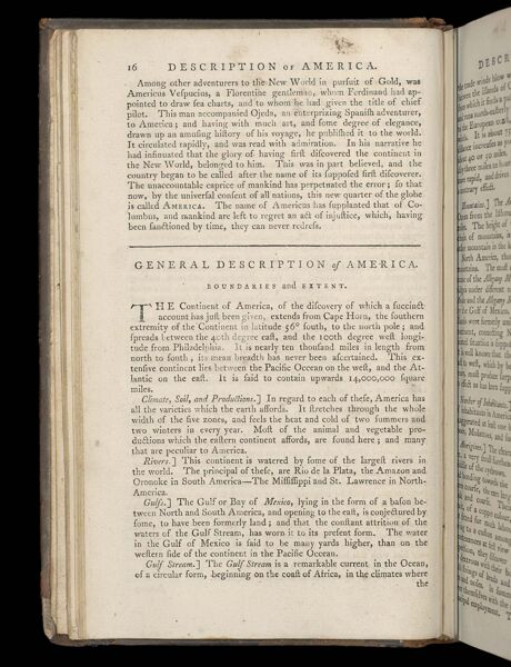 Discovery of America. / General description of America. Boundaries and extent.
