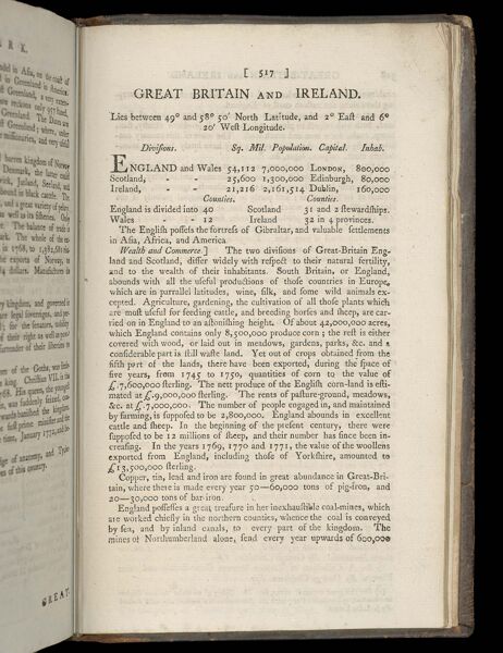 Great Britain and Ireland.
