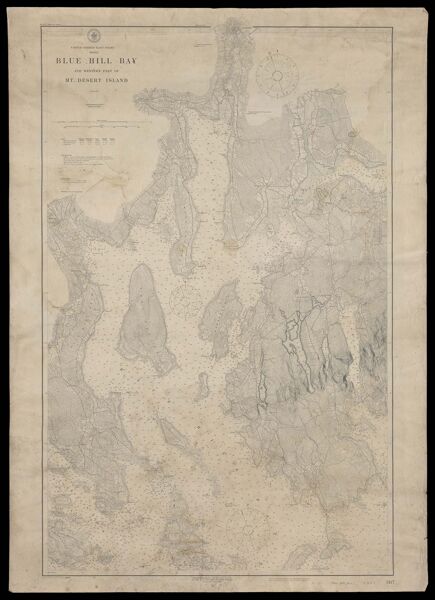United States--East Coast, Maine, Blue Hill Bay and western part of Mt. Desert Island
