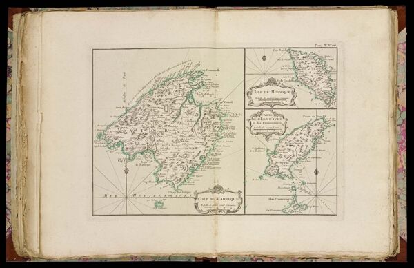 L'Isle de Majorque; L'Isle de Minorque; Carte de l'Isle d'Yvice et des Fromentieres.