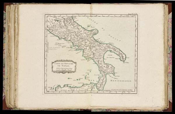 Carte du Royaume de Naples.