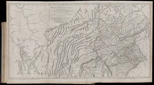 A Map of Pennsylvania exhibiting not only the Improved Parts of that Province, but also its Extensive Froniers...
