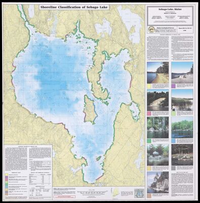 Shoreline classification of Sebago Lake