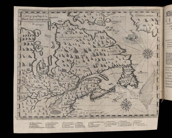 Carte geographique de la Nouvelle Franse...