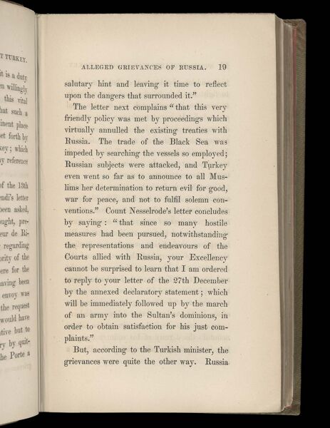 The Russo-Turkish Campaigns of 1828 and 1829. Chapter I. Political relations of Turkey previous to the war of 1828 and 1829.