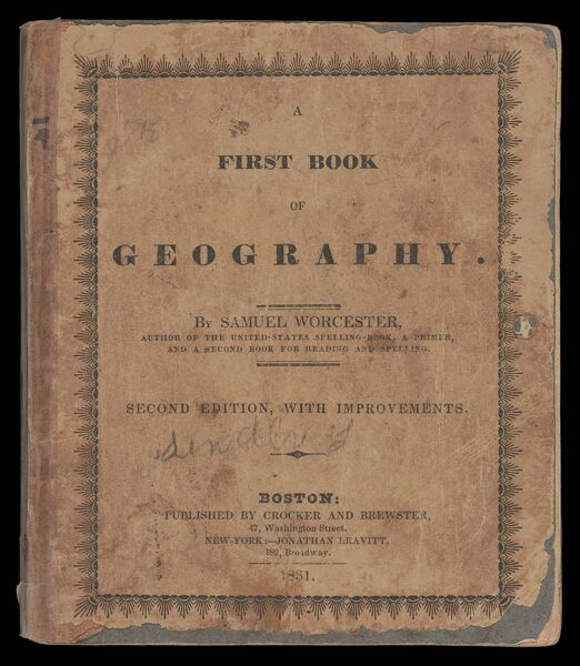 A First Book of Geography by Samuel Worcester