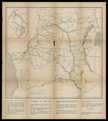 Travel in the Belgian Congo : Bulletin of Useful Information with Map of Principal Communications