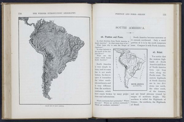 The Werner Introductory Geography / South America