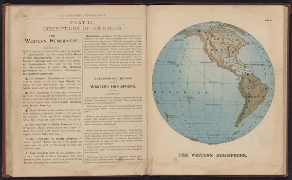 The Western Hemisphere. Part II. Descriptions of Countries