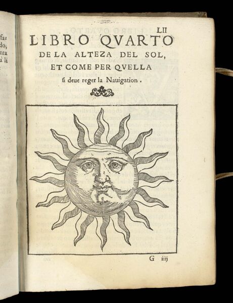 Libro Quarto de la alteza del sol, et come per quella si deve reger la navigation.