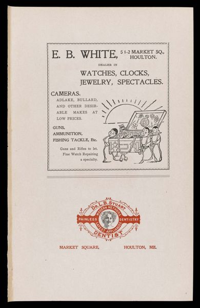 The Houlton Directory. Text (advertisement) page 20