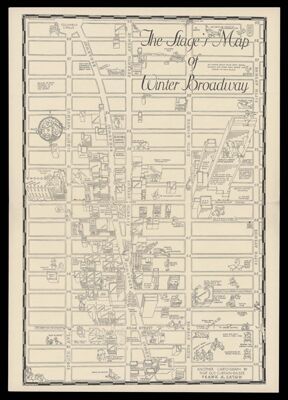 The Stage's Map of Winter Broadway