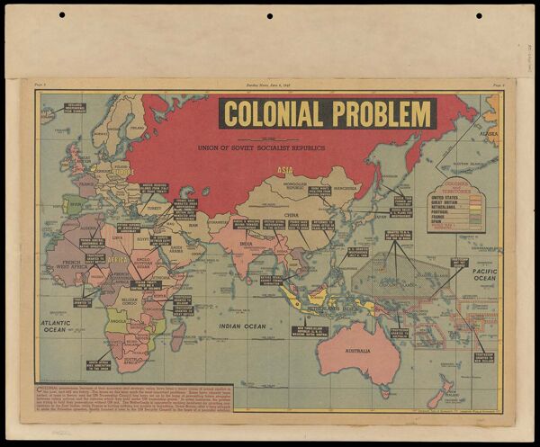 1917 Red Russia 1947 / Colonial Problem