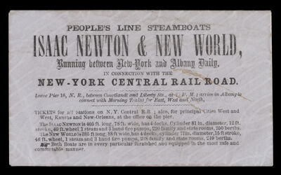 People's Line Steamboats. Isaac Newton & New World