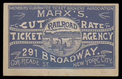 Marx's Cut Rate Ticket Agency