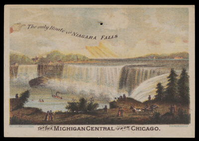 Take the Michigan Central from Chicago. The Only Route Via Niagara Falls 