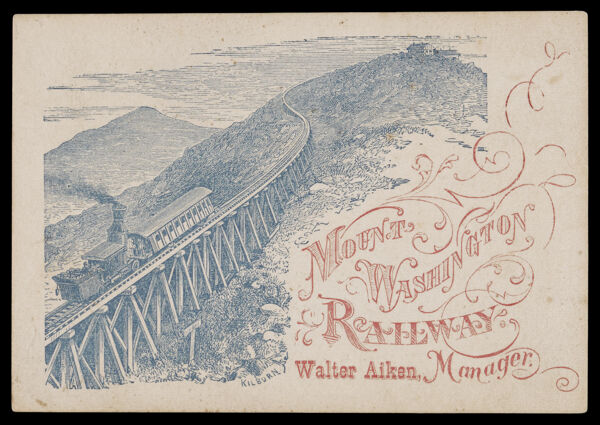 Mt. Washington Railway. Summer Arrangement, 1875