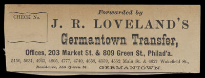 Forwarded by J. R. Loveland's Germantown Transfer