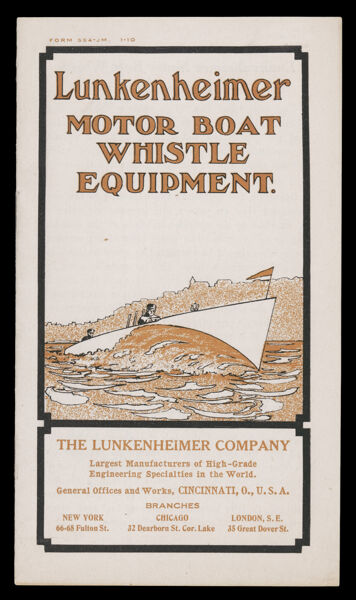 Lunkenheimer Motor Boat Whistle Equipment