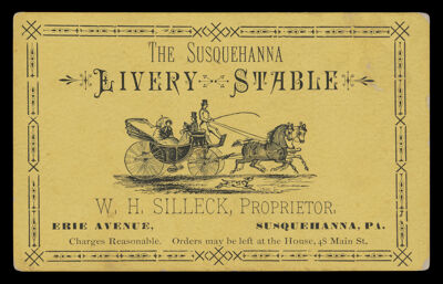 The Susquehanna Livery Stable