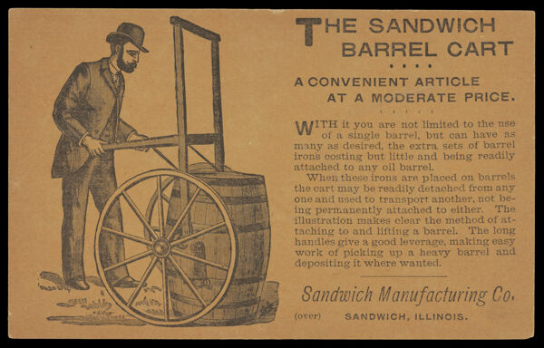 The Sandwich Barrel Cart