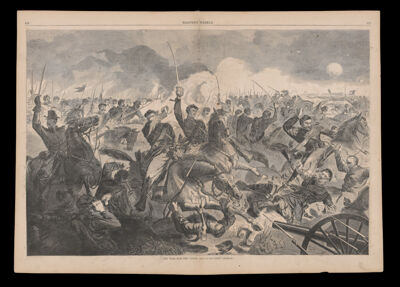 The war for the union, 1862 - a cavalry charge
