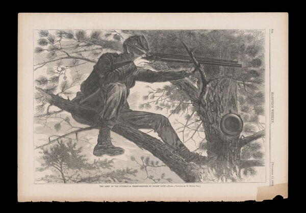 The army of the Potomac - a sharp-shooter on picket duty