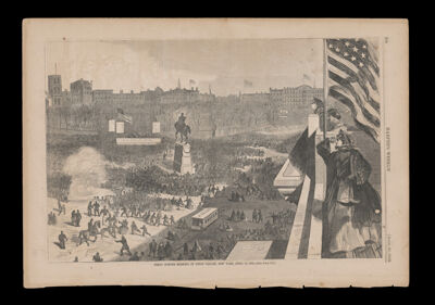 Great sumter meeting in union square, New York, April 11, 1863