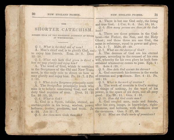 The Shorter Catechism.