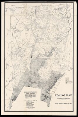 Town of Stamford Zoning Map (outside city)
