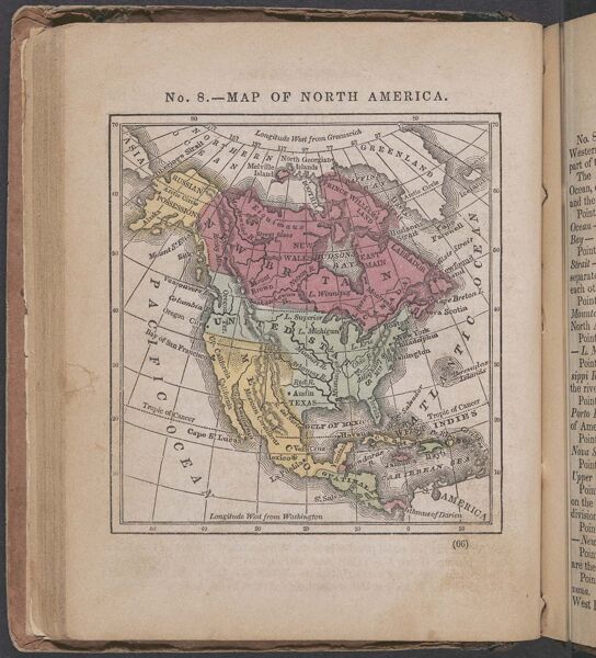 No. 8. - Map of North America.