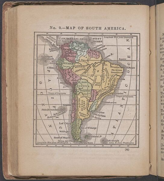 No. 9. - Map of South America.