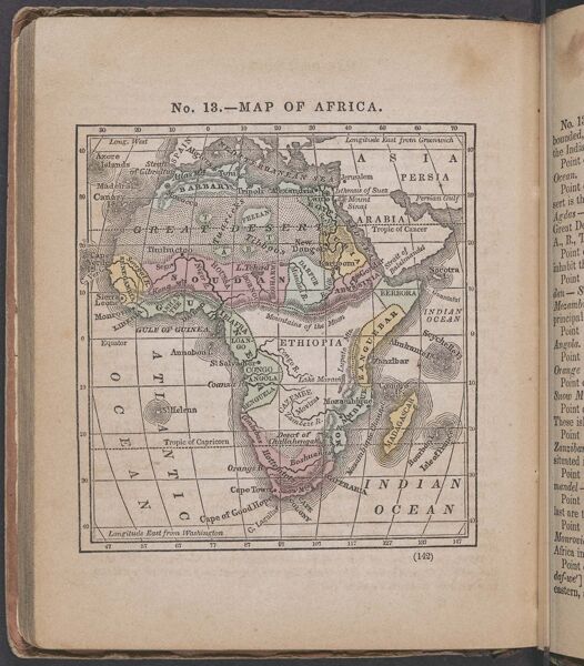 No. 13. - Map of Africa.