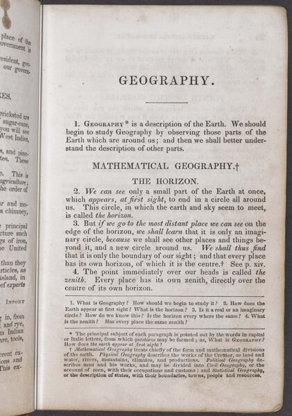 Geography. Mathematical geography.