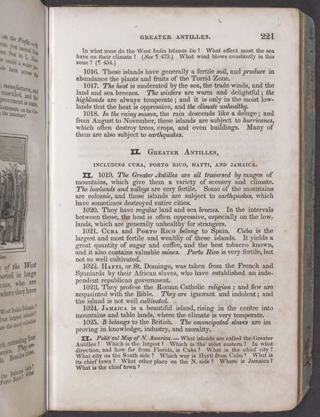 West Indies. Greater Antilles, including Cuba, Porto Rico, Haiti, and Jamaica