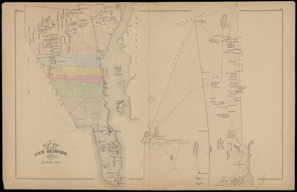 Map of the City of New Bedford, Mass