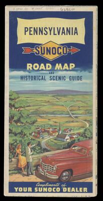 Pennsylvania : Sunoco road map and historical scenic guide