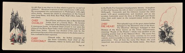 Slem-hak-kah - Chief Charlot / Chief Comcomly / Chief Fire Heart