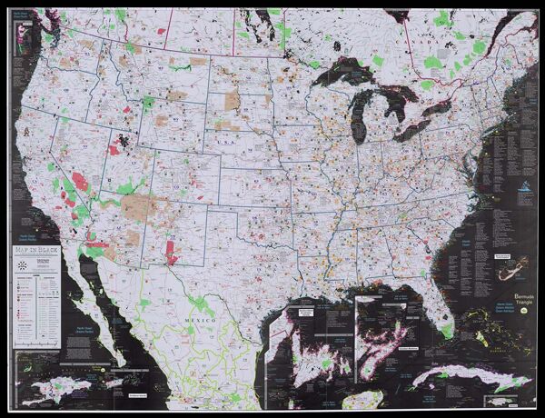 Map in Black: A Mysterious Map of North America